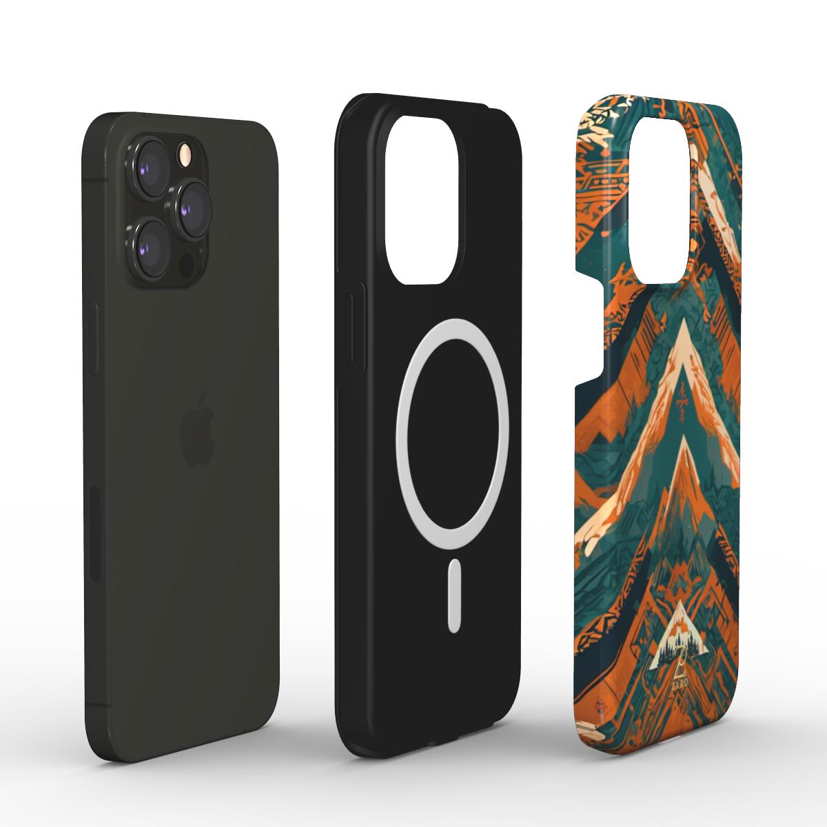 Phone tough case (MagSafe): Rust Mountain
