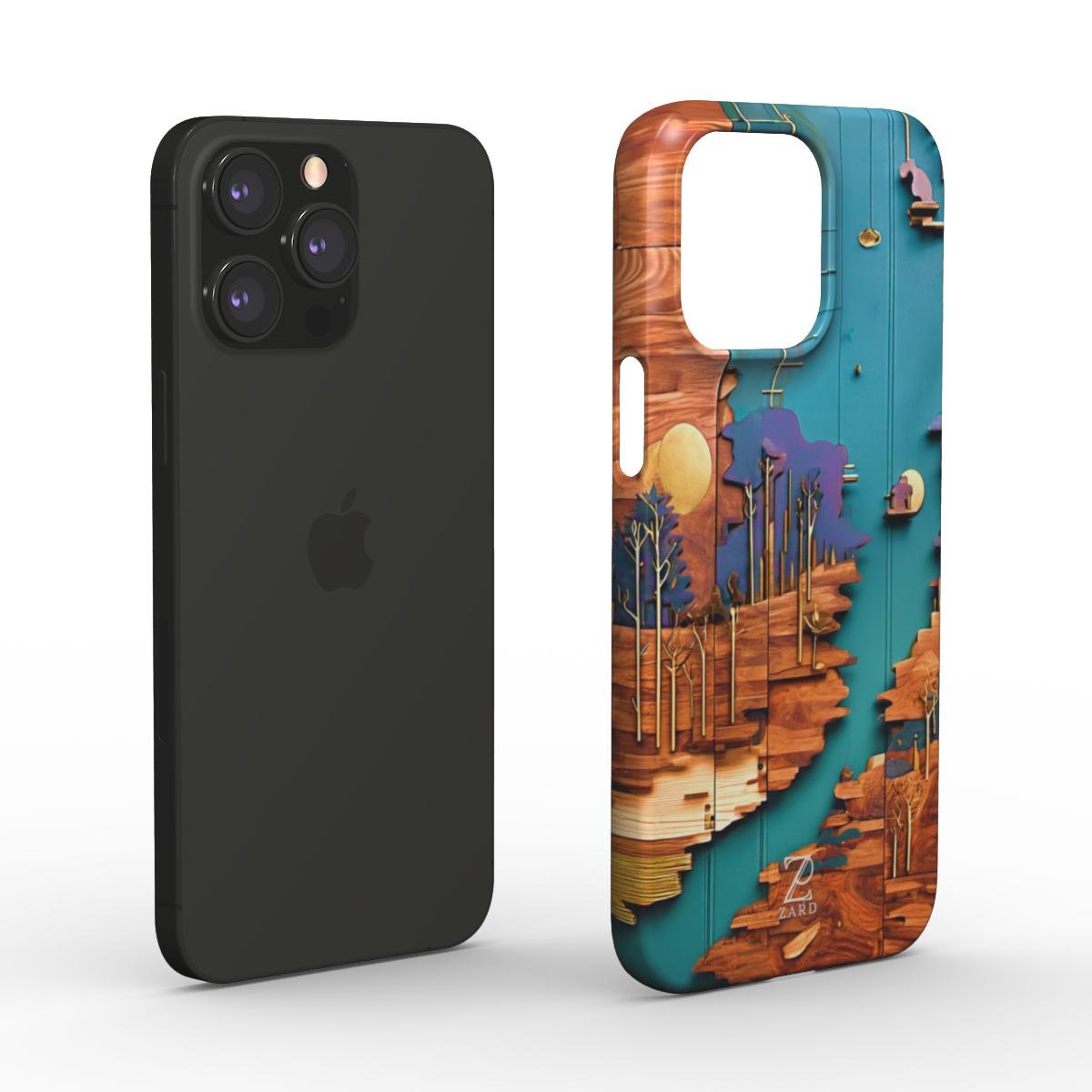 Phone snap case: Rustic River Shore