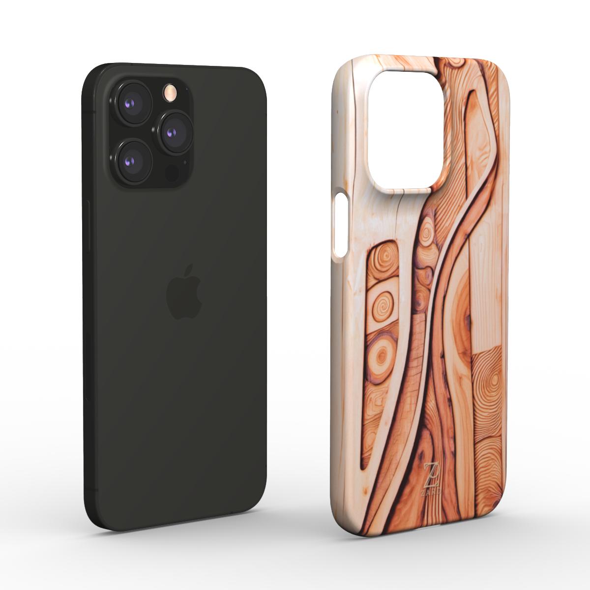 Phone snap case: Plywood Flow