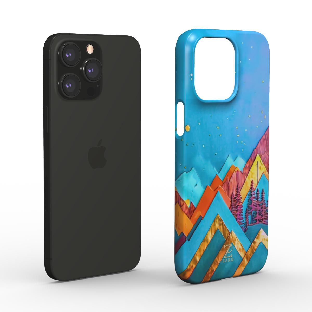 Phone snap case: Azure Mountains
