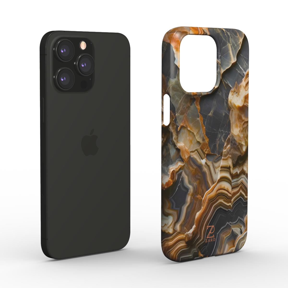 Phone snap case: Axinite Marble