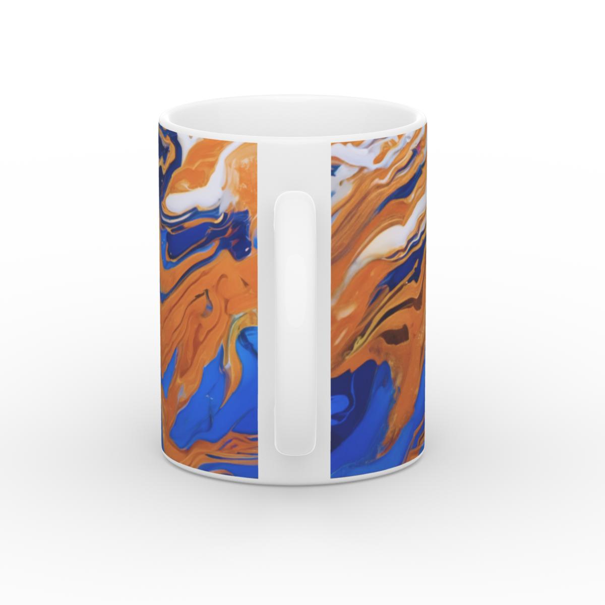 Mug: Sapphire Amber Marble