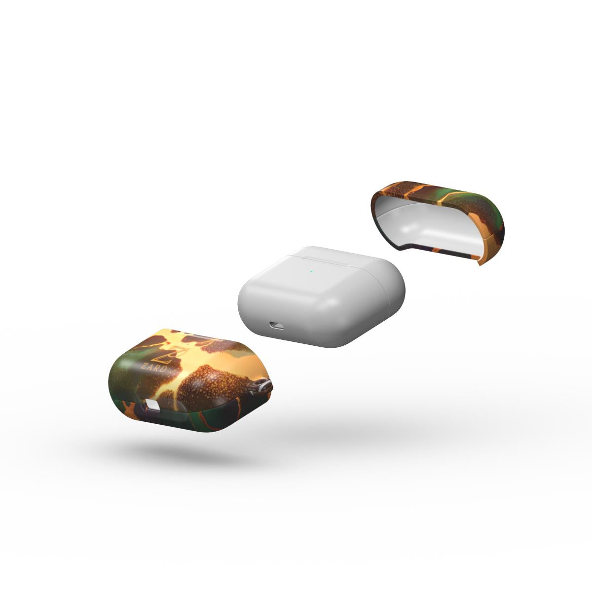 Apple AirPods Tough Case: Moss Golden Marble
