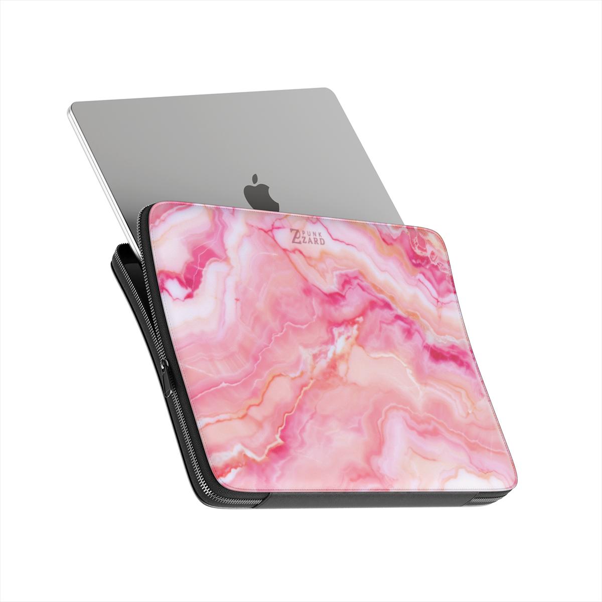Laptop Sleeve: Pink Marble