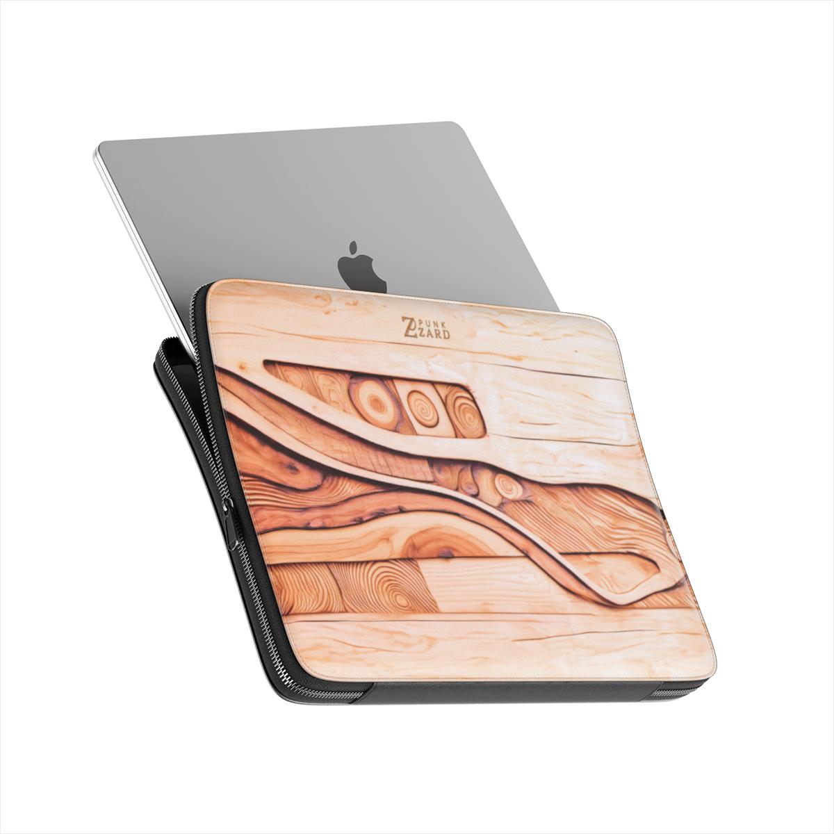 Laptop Sleeve: Plywood Flow