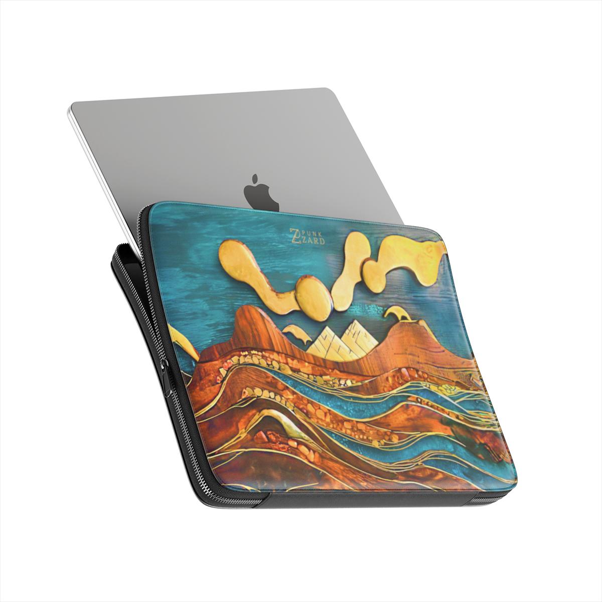 Laptop Sleeve: Emerald Amber Ocean