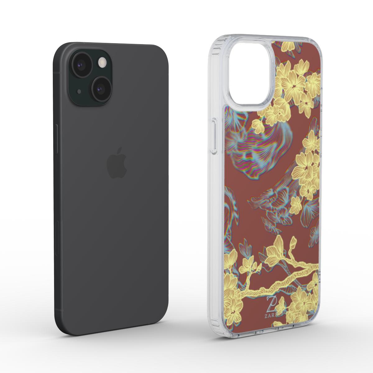 Phone clear case: Cheerful Blossoms