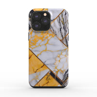 Yellow Grayscale Struct Marble
