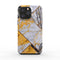 Yellow Grayscale Struct Marble
