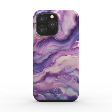 Phone tough case: Cosmic Purple Marble