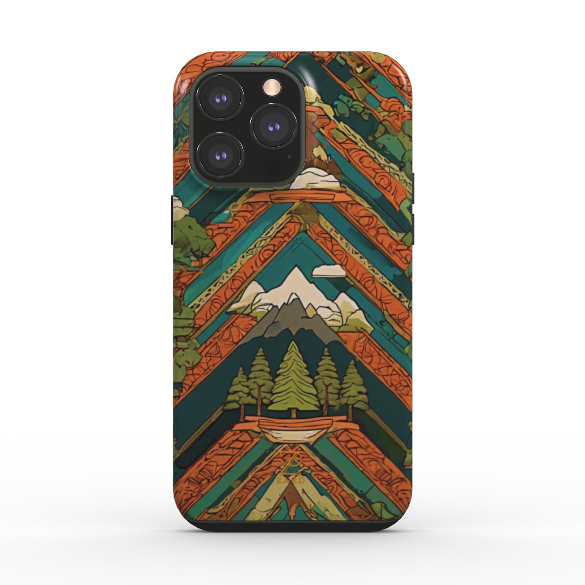 Phone tough case: Forest Mountain