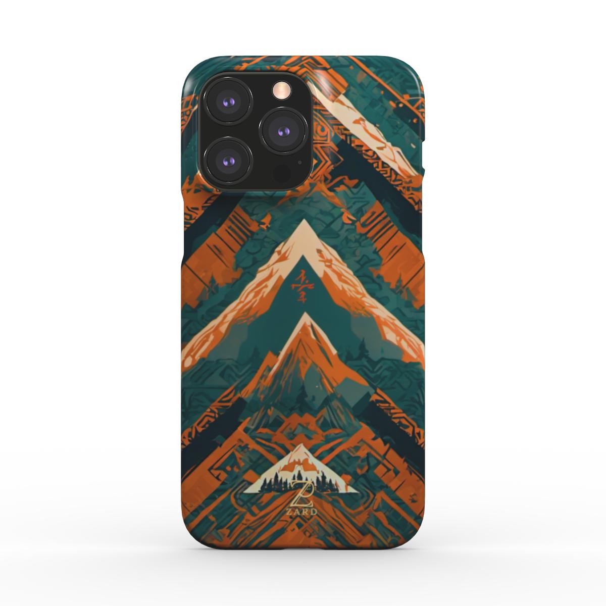 Phone snap case: Rust Mountain