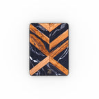 Marble Cross Wood Mirror