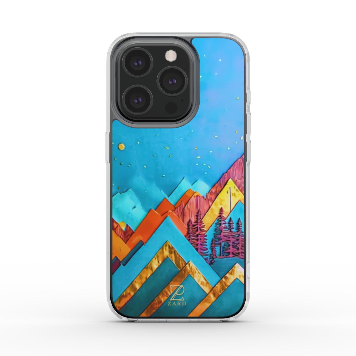 Phone clear case: Azure Mountains