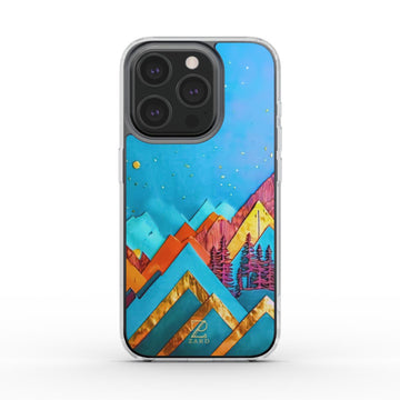 Phone clear case: Azure Mountains