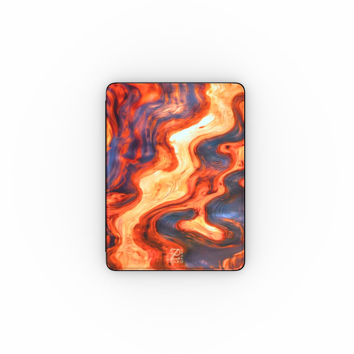 iPad case: Burning Wood