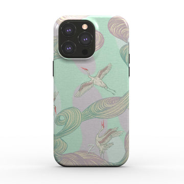 Phone tough case (MagSafe): Echoes of Cranes