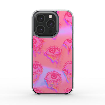 Phone clear case: Eyes Eyeing Eyes