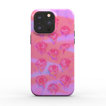 Phone tough case (MagSafe): Eyes Eyeing Eyes