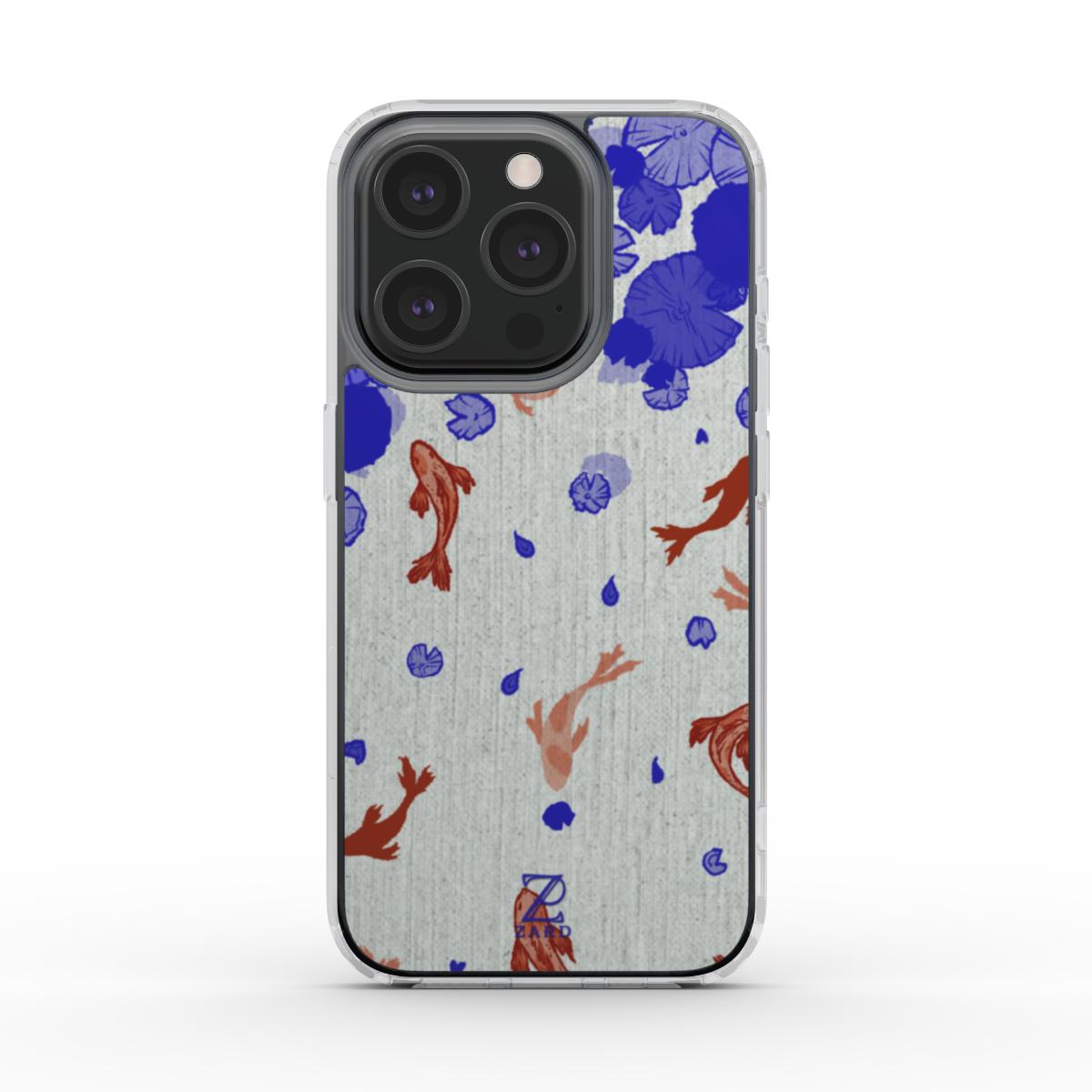 Phone clear case: Koi