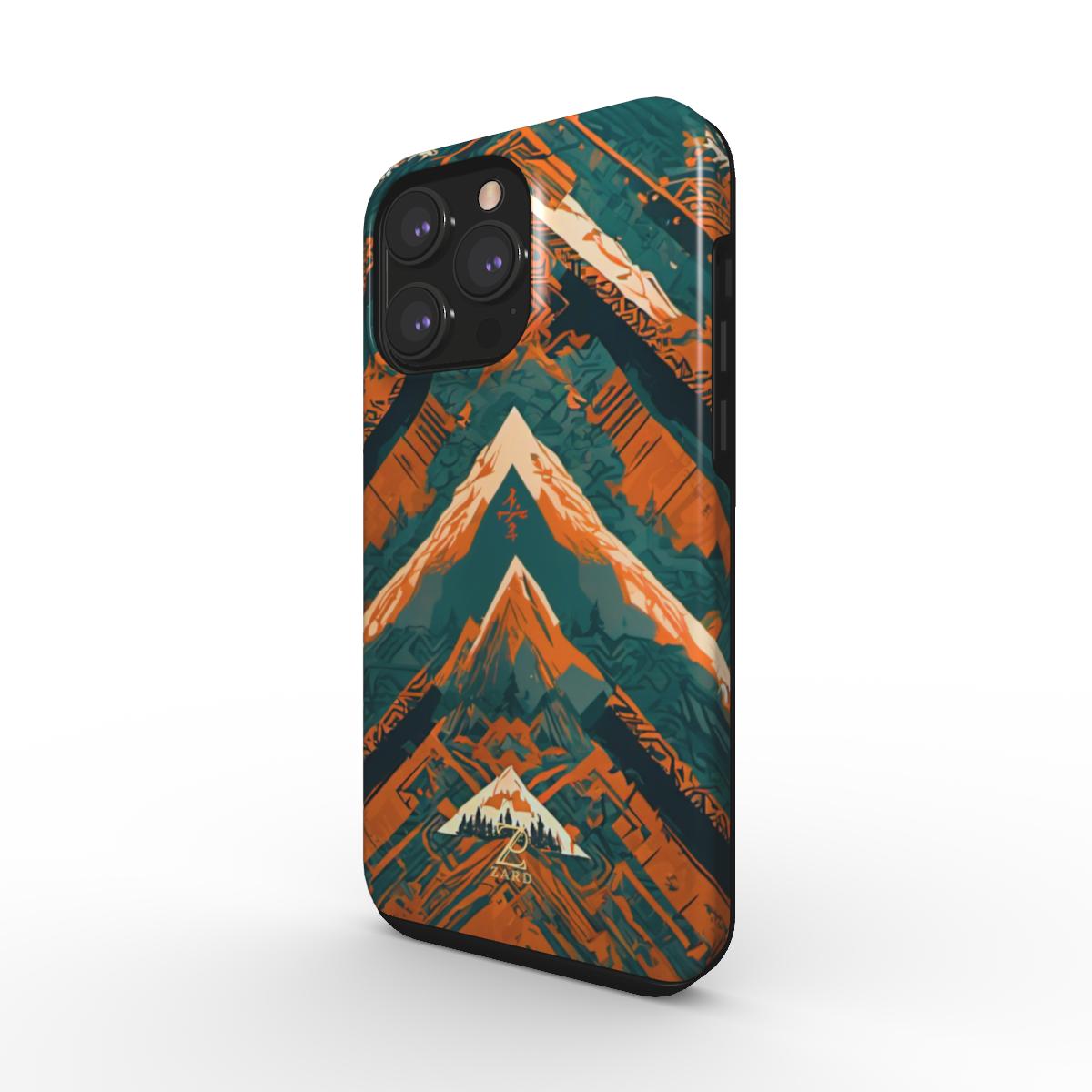 Phone tough case: Rust Mountain