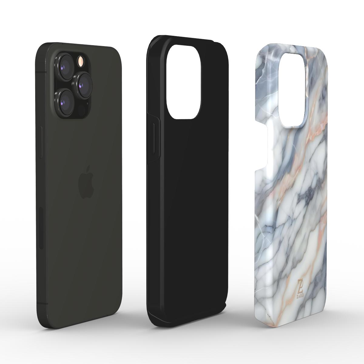 Phone tough case: Quartz Marble