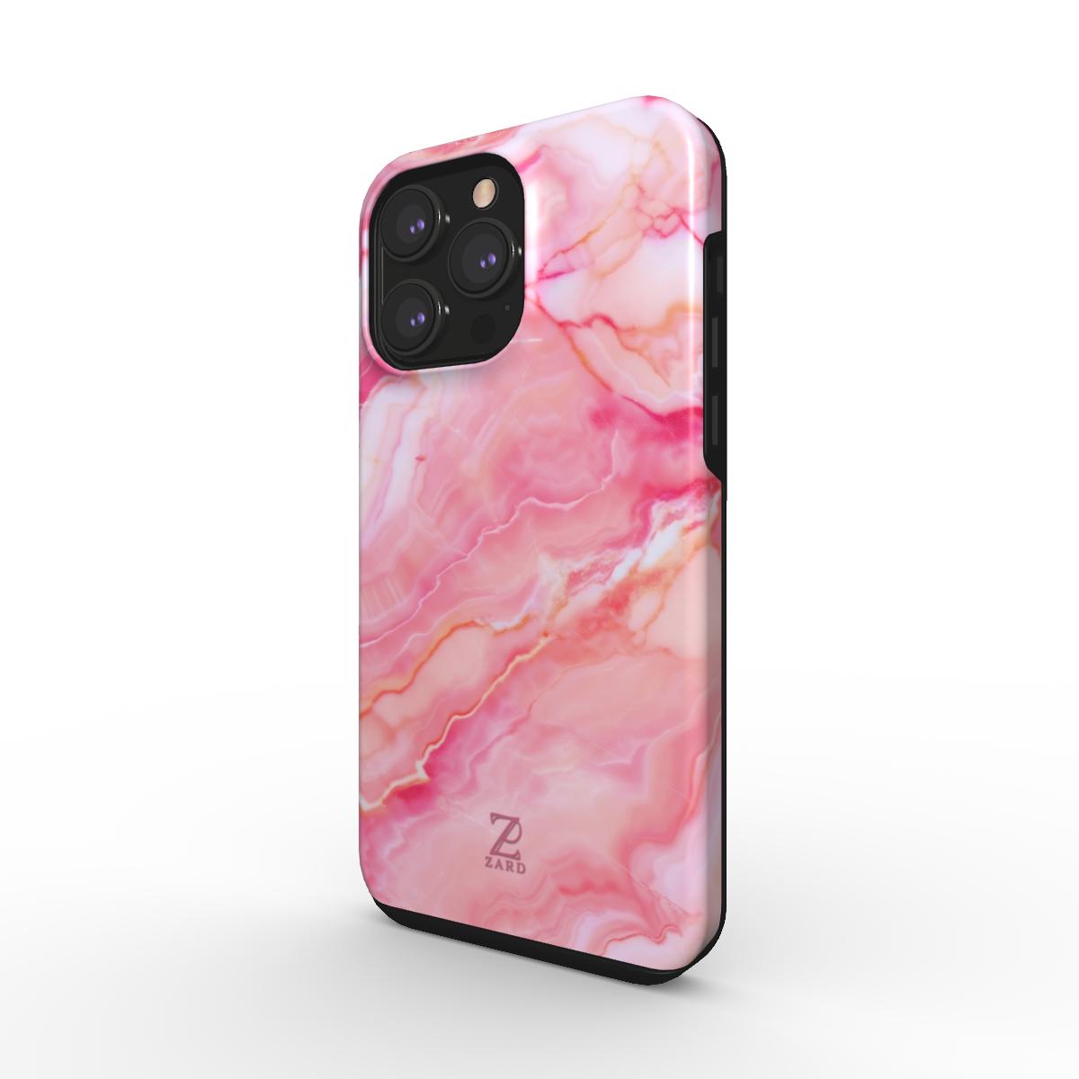 Phone tough case: Pink Marble