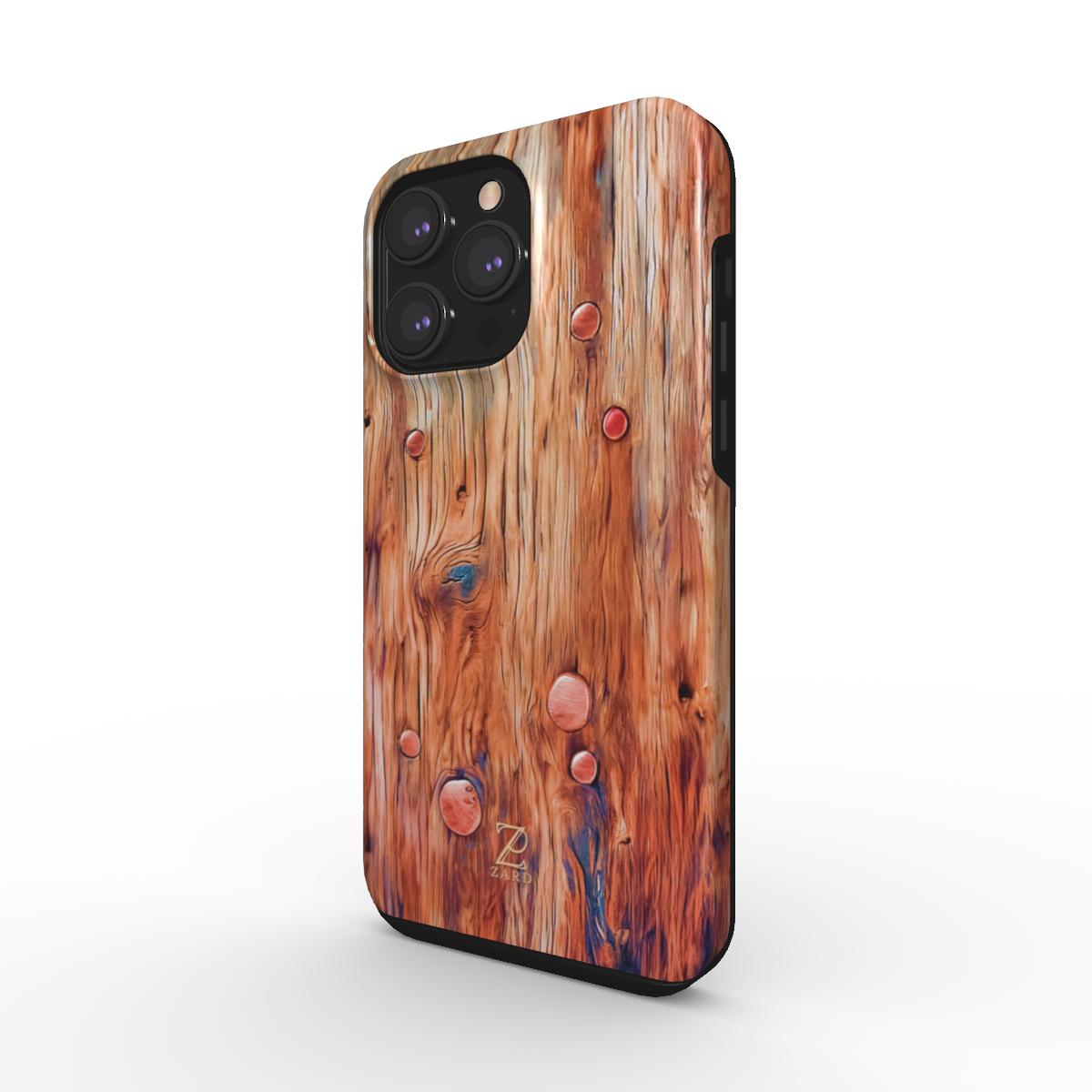 Phone tough case: Nailed Rustic Wood