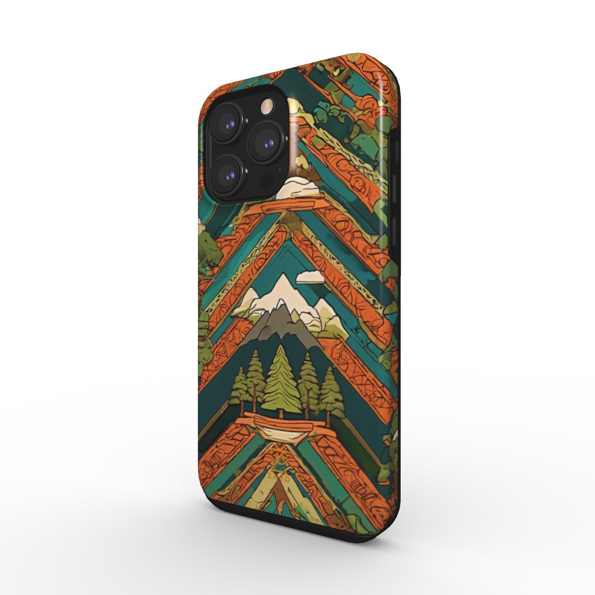 Phone tough case: Forest Mountain