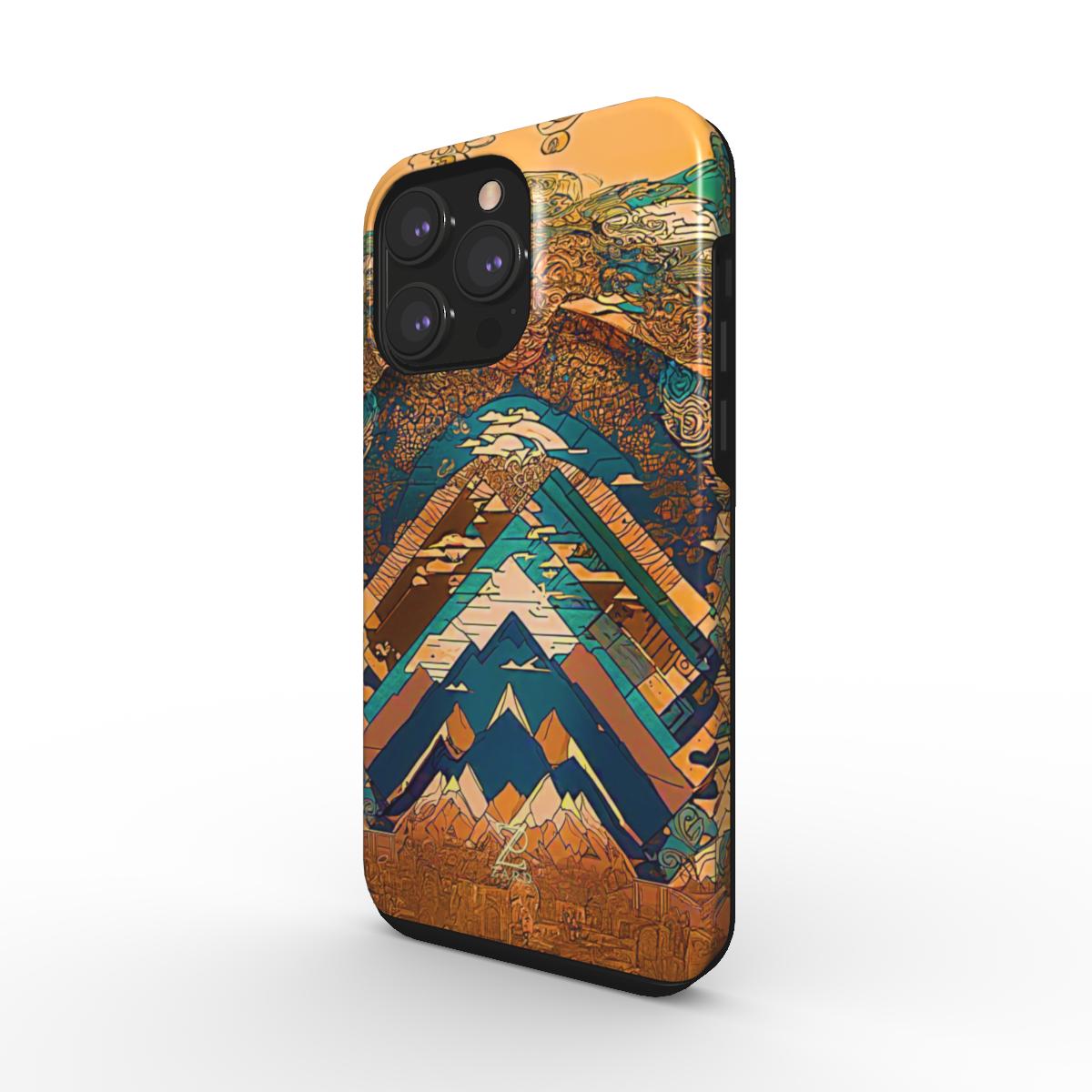 Phone tough case: Brass Mountain