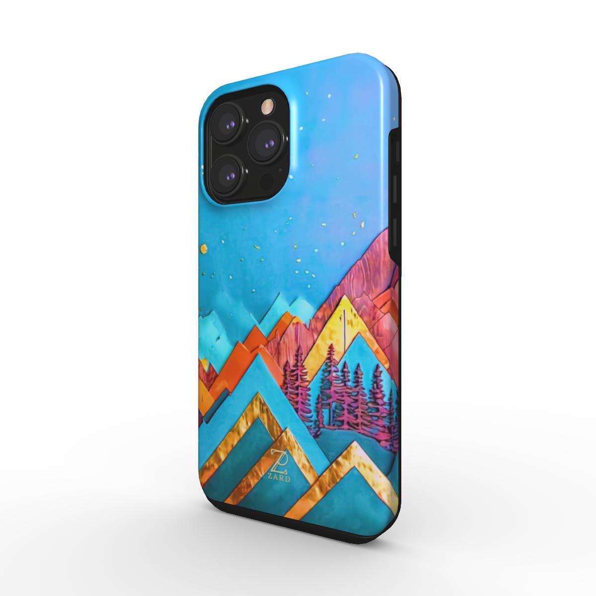 Phone tough case: Azure Mountains