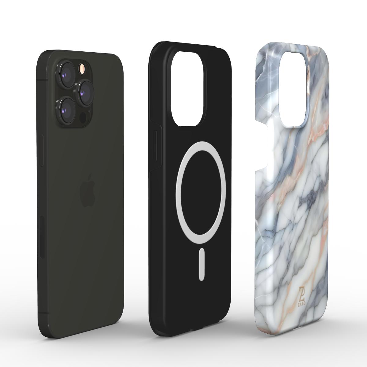 Phone tough case (MagSafe): Quartz Marble