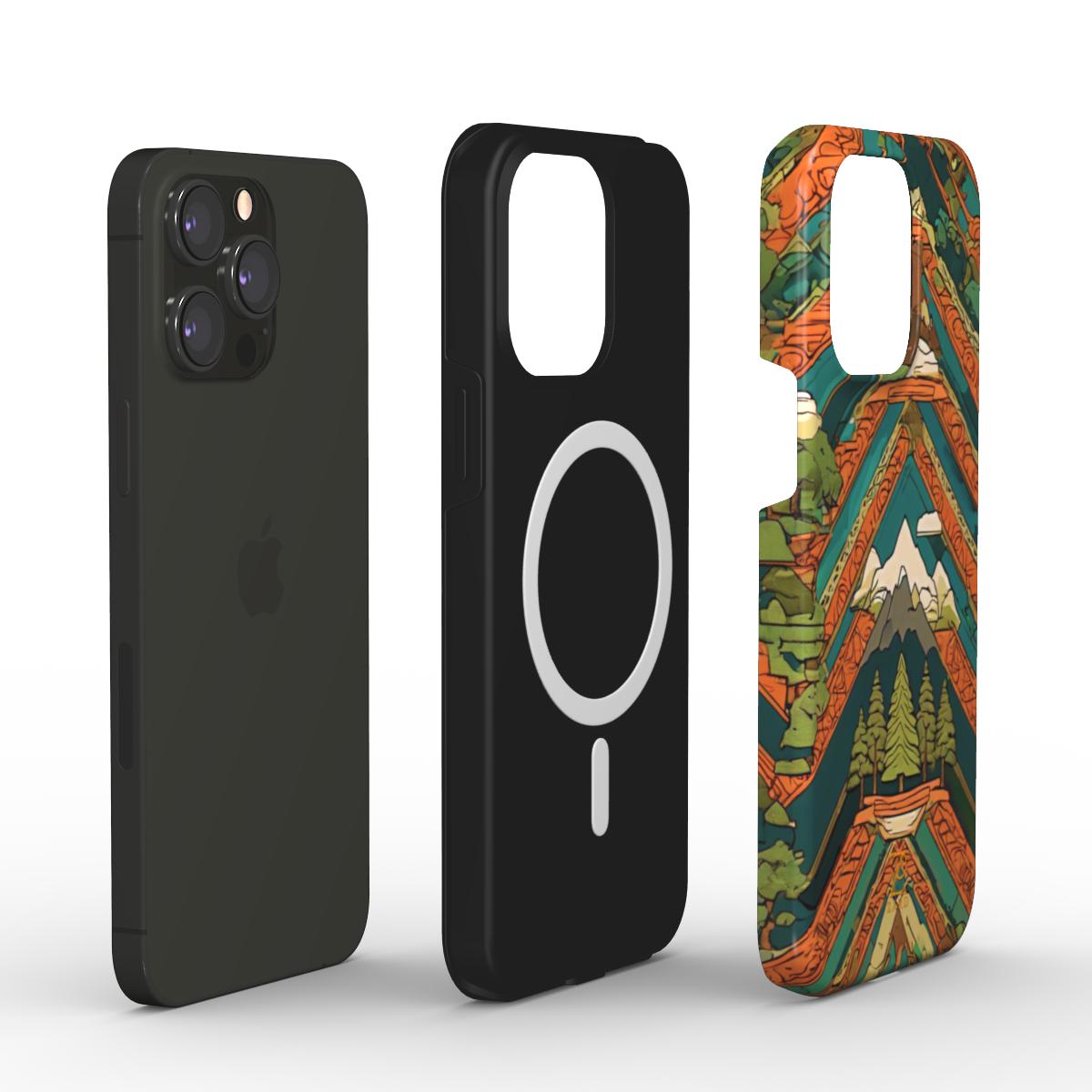 Phone tough case (MagSafe): Forest Mountain