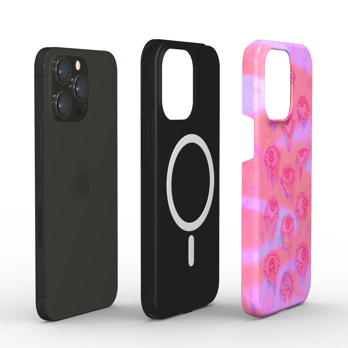 Phone tough case (MagSafe): Eyes Eyeing Eyes