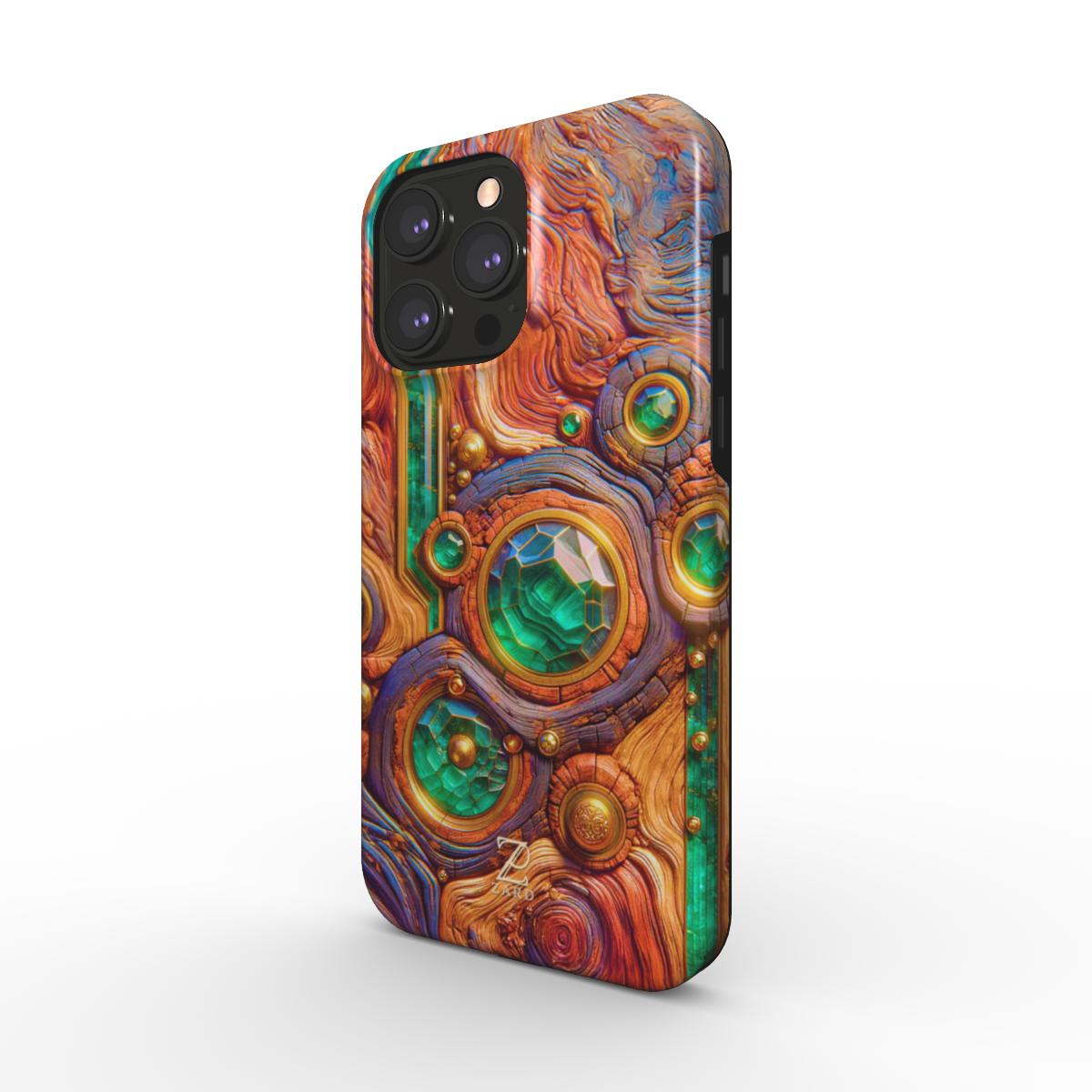 Phone tough case (MagSafe): Emerald Roots