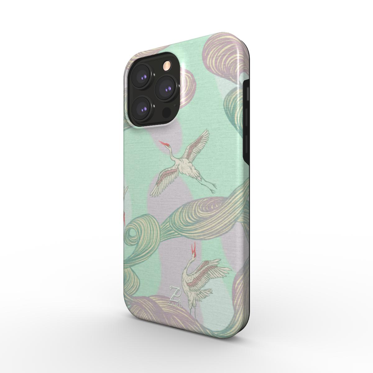 Phone tough case (MagSafe): Echoes of Cranes