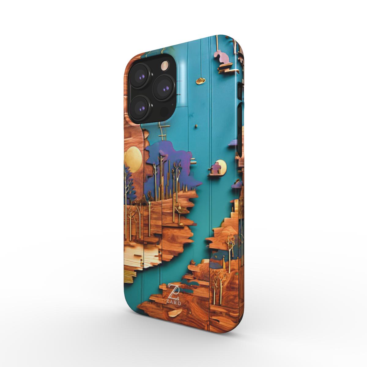 Phone snap case: Rustic River Shore