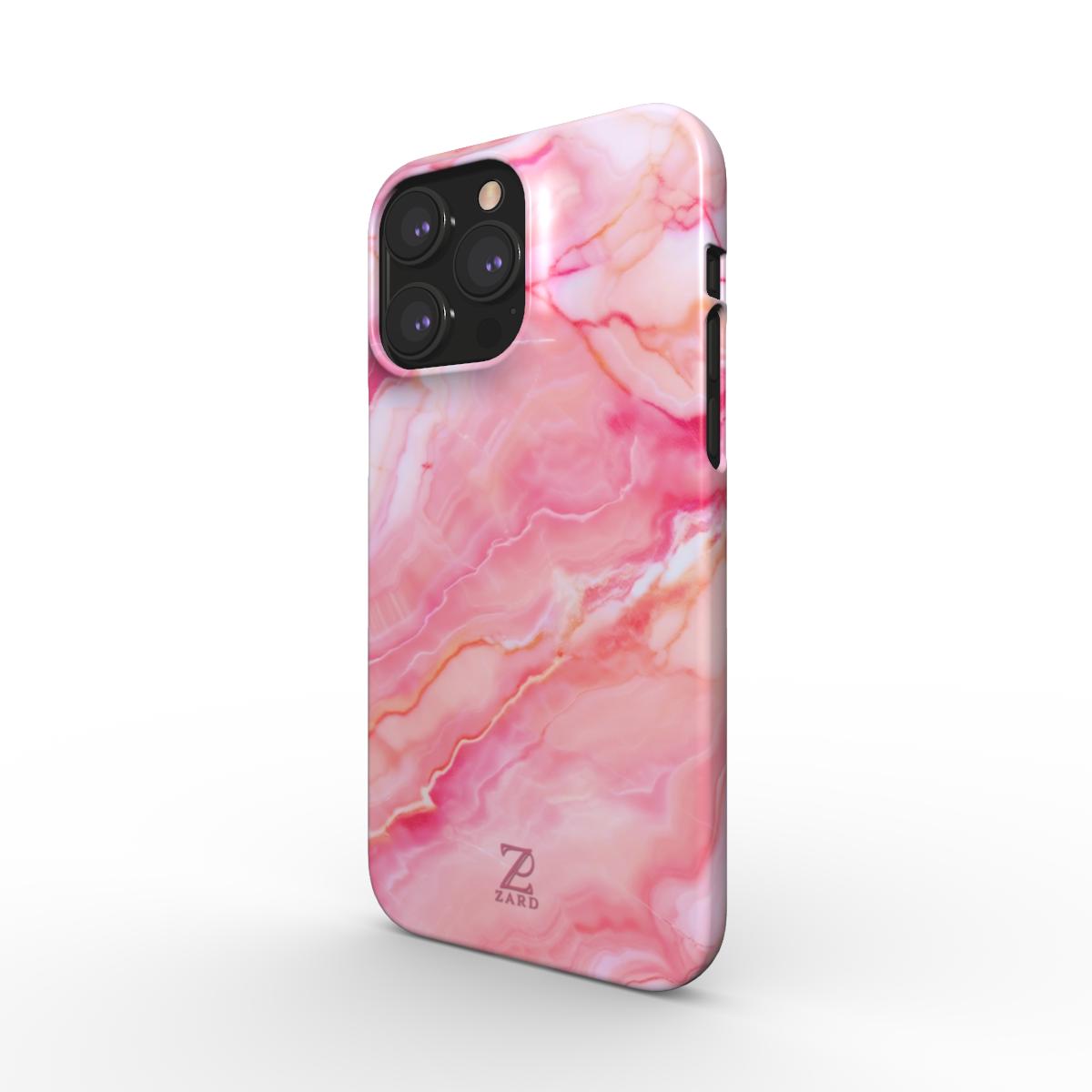 Phone snap case: Pink Marble
