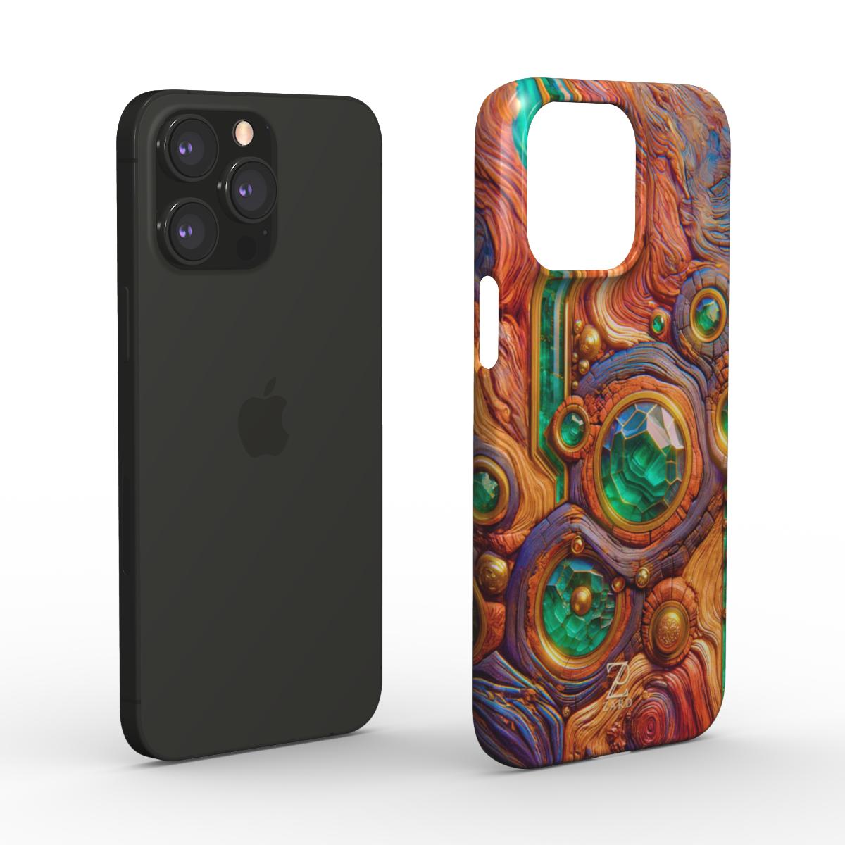 Phone snap case: Emerald Roots