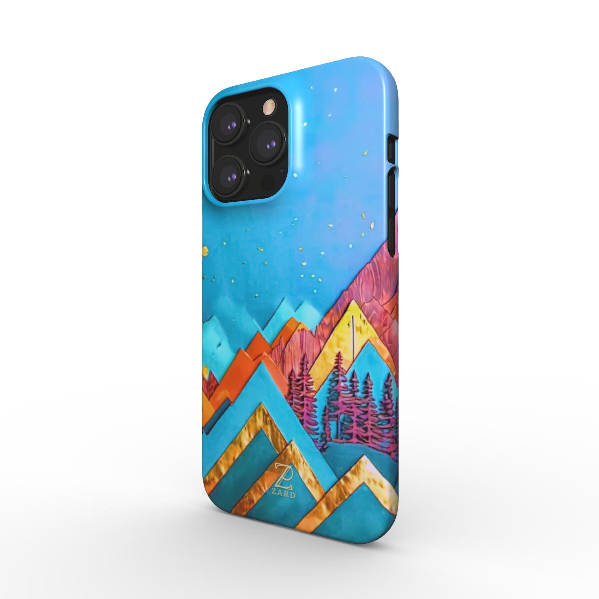 Phone snap case: Azure Mountains