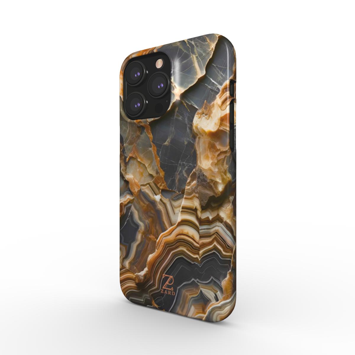 Phone snap case: Axinite Marble