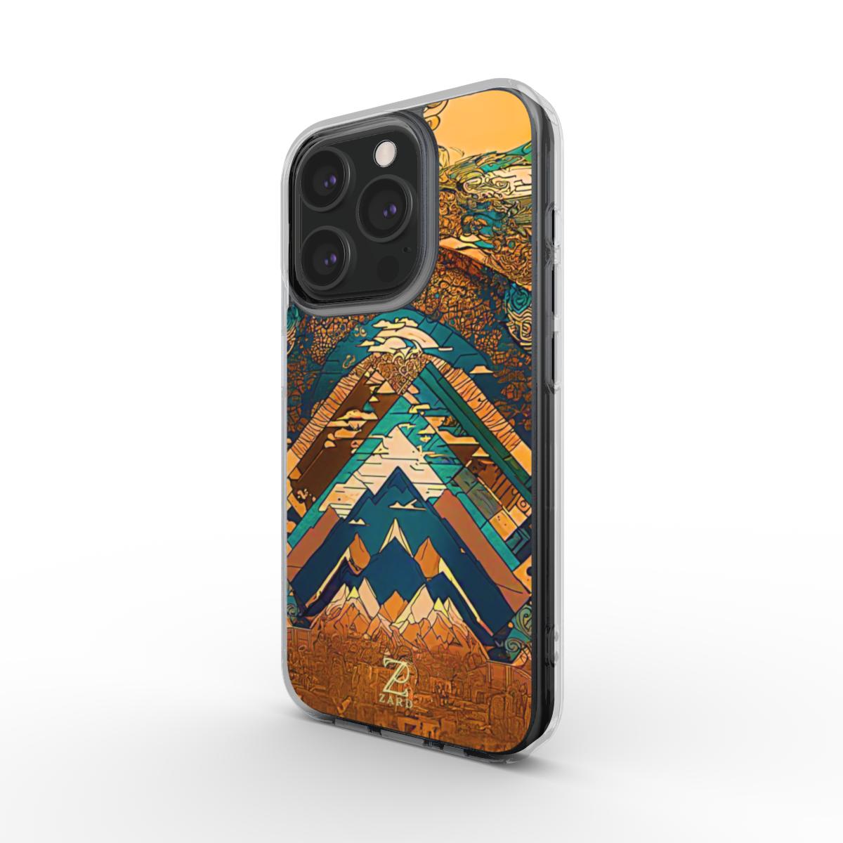 Phone clear case: Brass Mountain