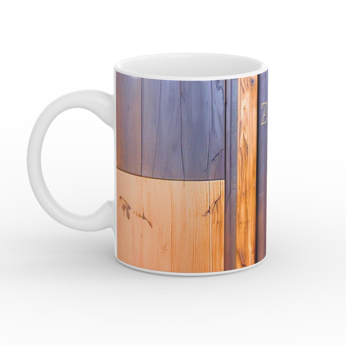 Mug: Walnut Mosaic Wood