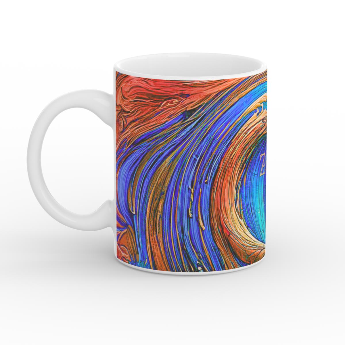 Mug: Timber Sapphire Wave