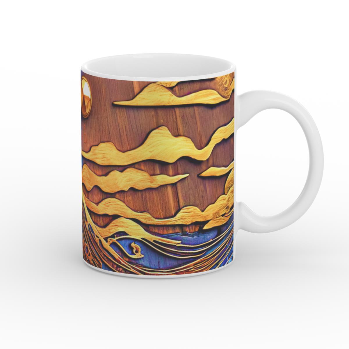 Mug: Sapphire Rustic Ocean