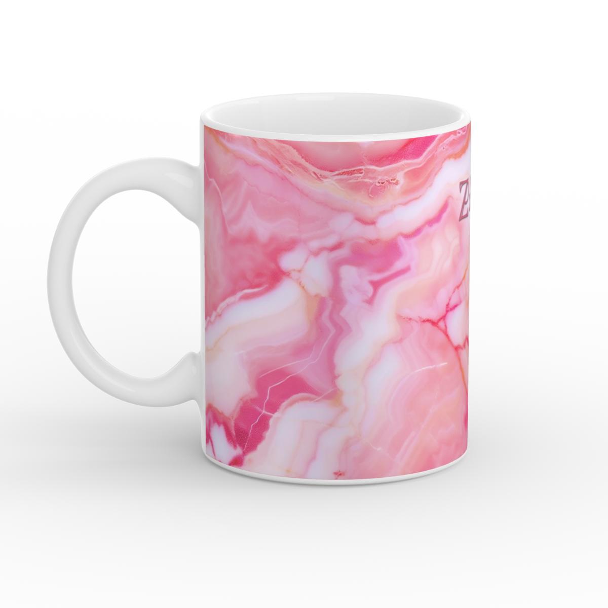 Mug: Pink Marble