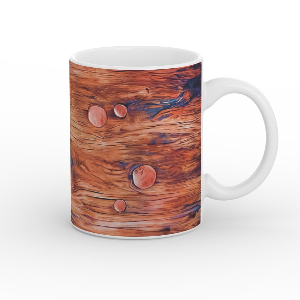 Mug: Nailed Rustic Wood