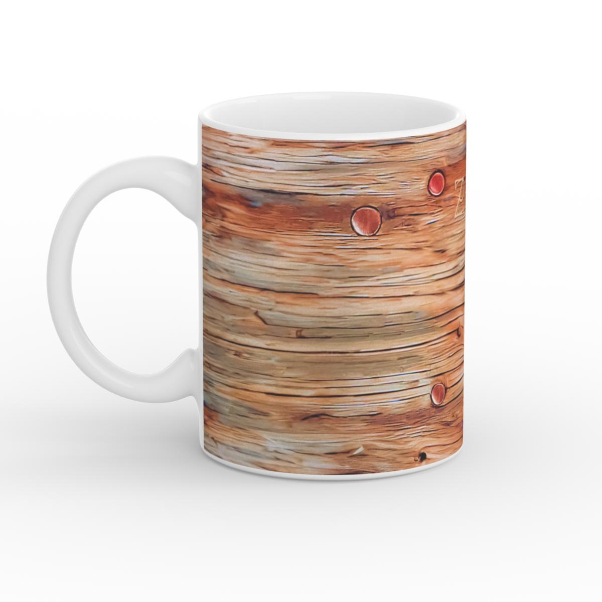 Mug: Nailed Rustic Wood