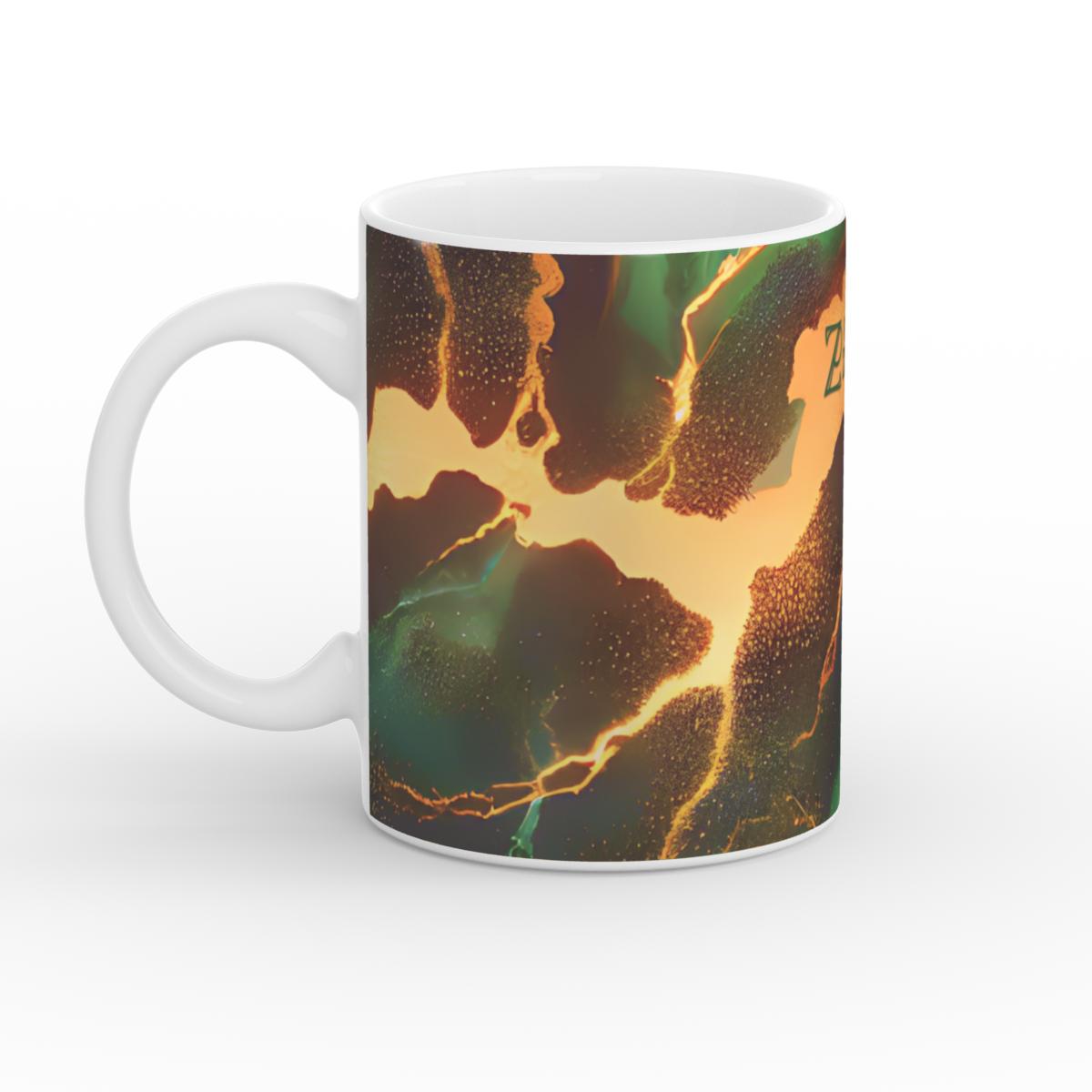 Mug: Moss Golden Marble