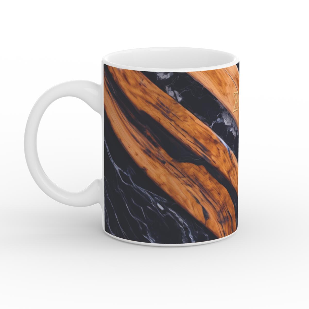 Mug: Marble Cross Wood Mirror